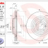 Brzdový kotouč BREMBO 09.B743.41 - MERCEDES-BENZ