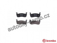 Sada brzdových destiček BREMBO P56013 - NISSAN