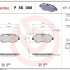 Sada brzdových destiček BREMBO P56066 - NISSAN, RENAULT TRUCKS