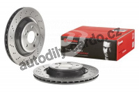 Brzdový kotouč BREMBO 09.B743.51 - MERCEDES-BENZ