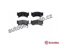 Sada brzdových destiček BREMBO P56026 - NISSAN