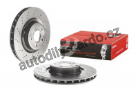 Brzdový kotouč BREMBO 09.B744.51 - MERCEDES-BENZ