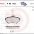 Sada brzdových destiček BREMBO P85042 - AUDI, VW