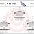 Sada brzdových destiček BREMBO P85049 - VW