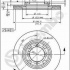 Brzdový kotouč BREMBO 09.5654.10 - MAZDA