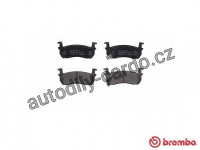 Sada brzdových destiček BREMBO P56057 - NISSAN