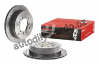 Brzdový kotouč BREMBO 09.A967.1X - TOYOTA