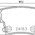 Sada brzdových destiček BREMBO P11018 - CHRYSLER, DODGE, LANCIA