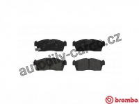 Sada brzdových destiček BREMBO P61108 - CITROËN, MITSUBISHI, PEUGEOT