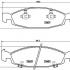 Sada brzdových destiček BREMBO P37005 - JEEP