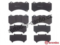 Sada brzdových destiček BREMBO P37018 - DODGE, JEEP, NISSAN