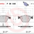 Sada brzdových destiček BREMBO P06046 - BMW