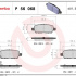 Sada brzdových destiček BREMBO P56068 - NISSAN, SUZUKI