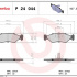 Sada brzdových destiček BREMBO P24044 - FORD