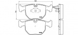 Sada brzdových destiček BREMBO P06048