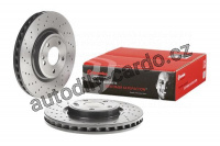 Brzdový kotouč BREMBO 09.B807.51 - MERCEDES-BENZ