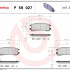 Sada brzdových destiček BREMBO P59027 - CHEVROLET