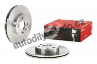 Brzdový kotouč BREMBO 09.7292.34 - RENAULT