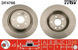 Brzdový kotouč TRW DF4766 - FORD MONDEO 06-