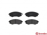 Sada brzdových destiček BREMBO P30022 - HYUNDAI, KIA, MITSUBISHI, SSANGYONG