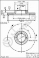 Brzdový kotouč BREMBO 09.5677.10 - TOYOTA