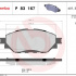 Sada brzdových destiček BREMBO P83167 - TOYOTA