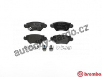 Sada brzdových destiček BREMBO P59031 - OPEL