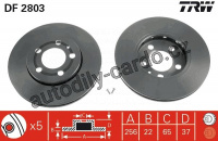 Brzdový kotouč TRW DF2803