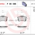 Sada brzdových destiček BREMBO P85066 - SEAT, ŠKODA, VW