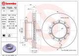 Brzdový kotouč BREMBO 09.7320.10 - MAN