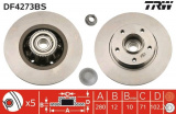 Brzdový kotouč TRW DF4273BS - s ložiskem