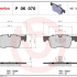 Sada brzdových destiček BREMBO P06070 - BMW