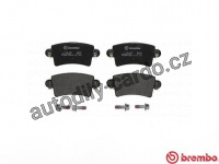 Sada brzdových destiček BREMBO P59040 - NISSAN, OPEL, RENAULT