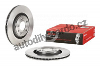 Brzdový kotouč BREMBO 09.A814.10 - AUDI