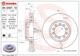 Brzdový kotouč BREMBO 09.9497.10