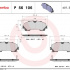 Sada brzdových destiček BREMBO P56106 - INFINITI, NISSAN