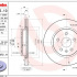 Brzdový kotouč BREMBO 09.A972.10 - CHEVROLET, OPEL, SAAB