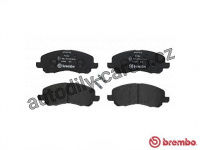 Sada brzdových destiček BREMBO P11026 - CHRYSLER, DODGE, JEEP, LANCIA