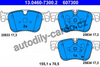 Sada brzdových destiček ATE 13.0460-7300 (AT 607300)