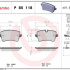 Sada brzdových destiček BREMBO P85118 - AUDI