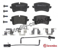 Sada brzdových destiček BREMBO P85118 - AUDI