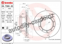 Brzdový kotouč BREMBO 09.7380.30