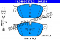 Sada brzdových destiček ATE 13.0460-7279 (AT 607279)
