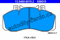 Sada brzdových destiček ATE 13.0460-6015 (AT 606015) - MERCEDES-BENZ