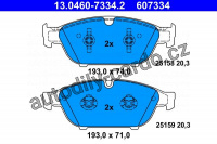 Sada brzdových destiček ATE 13.0460-7334 (AT 607334)