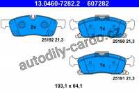 Sada brzdových destiček ATE 13.0460-7282 (AT 607282)
