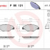 Sada brzdových destiček BREMBO P85121 - ŠKODA