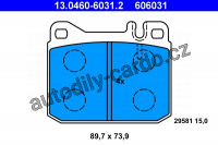 Sada brzdových destiček ATE 13.0460-6031 (AT 606031)