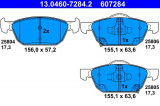 Sada brzdových destiček ATE 13.0460-7284 (AT 607284)