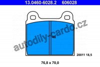 Sada brzdových destiček ATE 13.0460-6028 (AT 606028) - VW